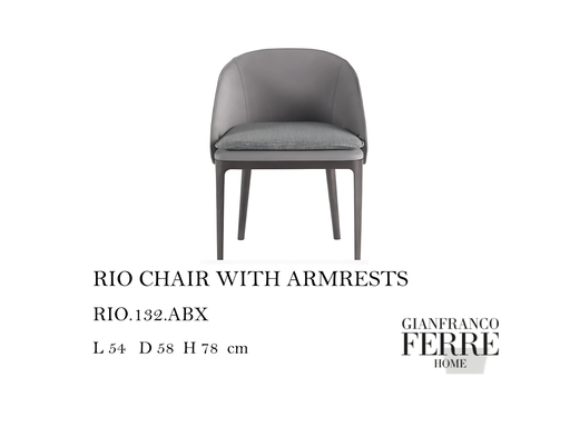 [MHT-000989] RIO CHAIR WITH ARMRESTS