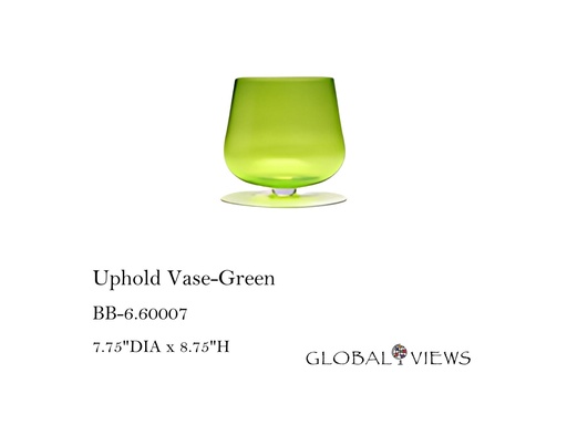 [MHT-001189] UPHOLD VASE-GREEN