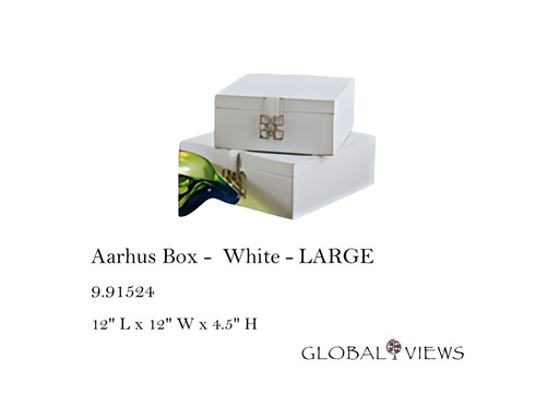 [MHT-001215] AARHUS BOX WHITE LG