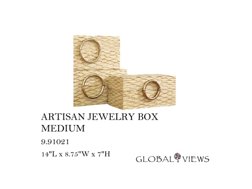 [MHT-001396] ARTISAN JEWELRY BOX - MED