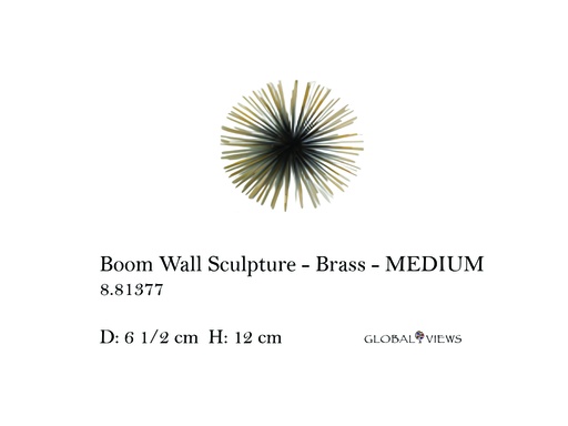 [MHT-001546] BOOM WALL SCULPTURE MED