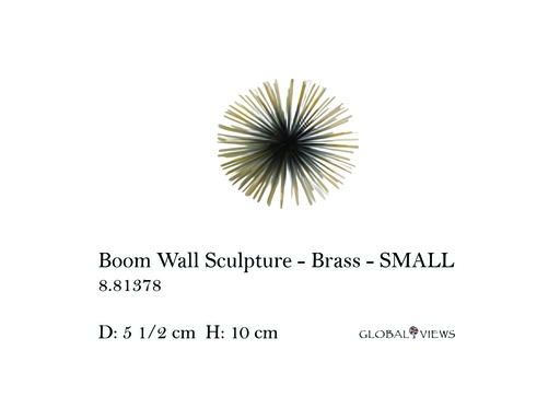 [MHT-001547] BOOM WALL SCULPTURE SM