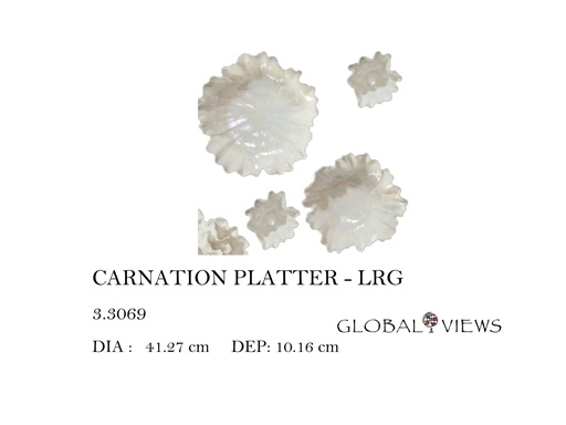 [MHT-001706] CARNATION PLATTER