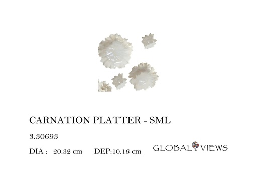 [MHT-001708] CARNATION PLATTER SMALL