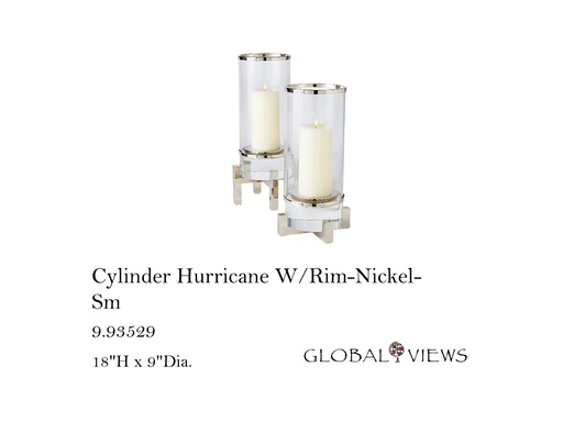 [MHT-004635] Cylinder Hurricane W/Rim-Nickel-Sm