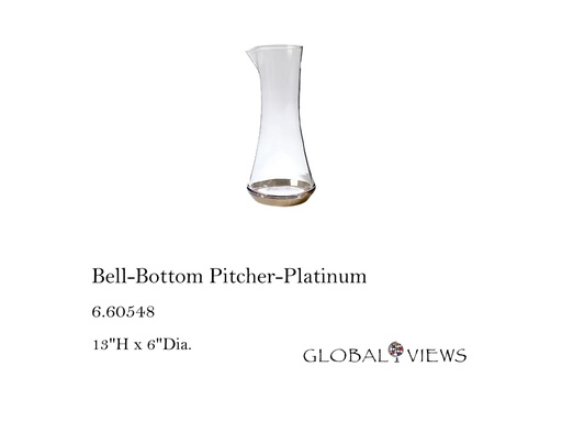 [MHT-004649] Bell-Bottom Pitcher-Platinum