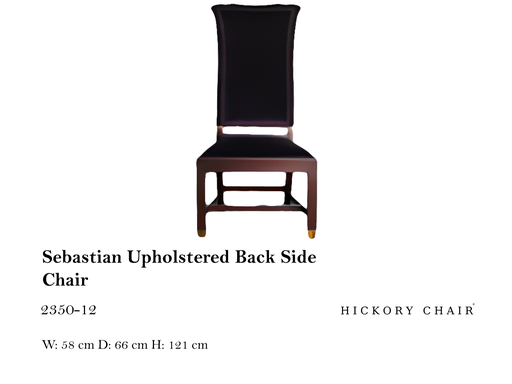 [MHT-003382] SEBASTIAN UPHOLSTERED BACK SIDE CHAIR