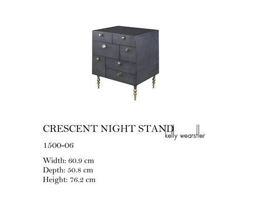 [MHT-002084] CRESCENT NIGHT STAND
