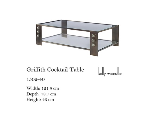 [MHT-002427] GRIFFITH COCKTAIL TABLE