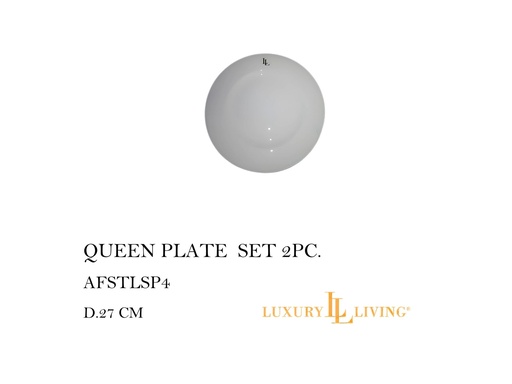 [MHT-000370] QUEEN PLATE SET 2PC.