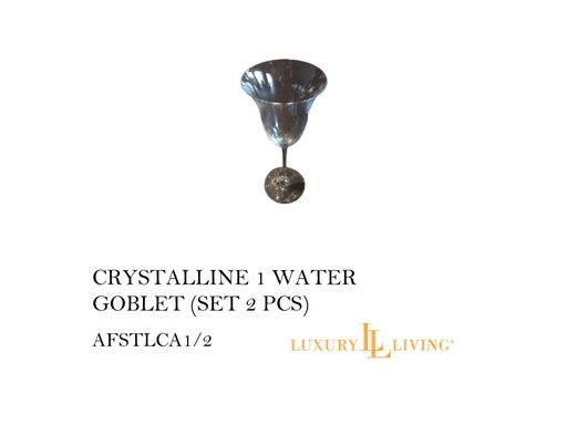 [MHT-000376] CRYSTALLINE 1 WATER GOBLET (SET 2 PCS)