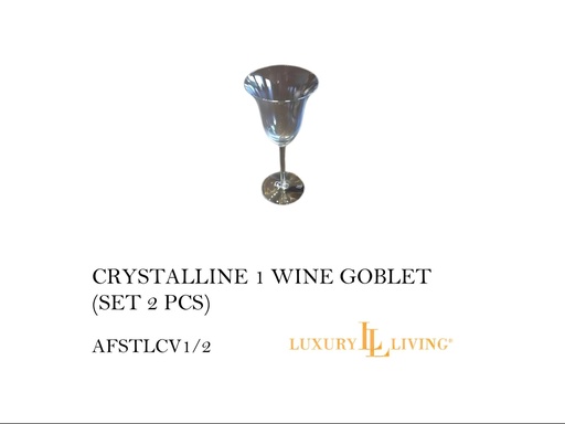 [MHT-000377] CRYSTALLINE 1 WINE GOBLET (SET 2 PCS)