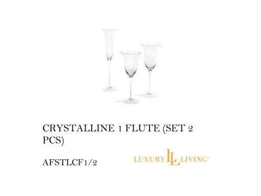 [MHT-000378] CRYSTALLINE 1 FLUTE (SET 2 PCS)