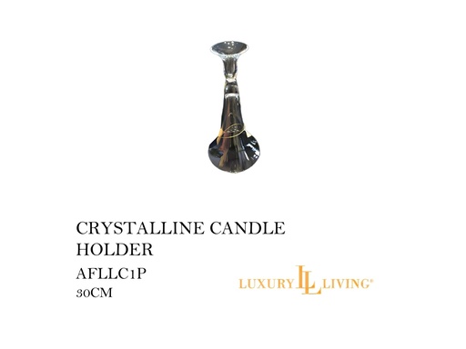 [MHT-000615] CRYSTALLINE CANDLE HOLDER