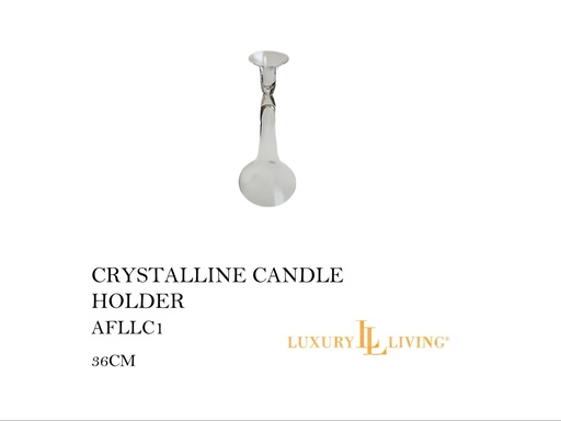 [MHT-000616] CRYSTALLINE CANDLE HOLDER