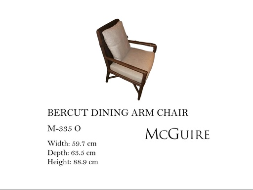 [MHT-001489] BERCUT DINING CHAIR