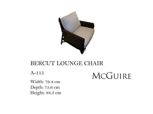 [MHT-001492] BERCUT LOUNGE CHAIR