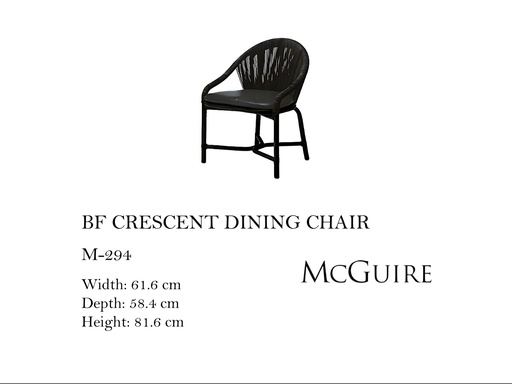 [MHT-001499] BF CRESCENT DINING CHAIR