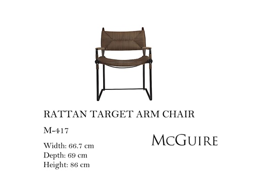 [MHT-001640] BS BATON ARM CHAIR