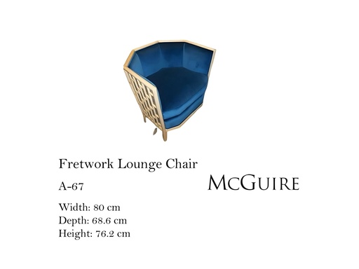 [MHT-002339] FRETWORK LOUNGE CHAIR