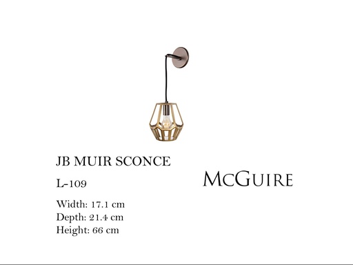 [MHT-002541] JB MUIR SCONCE