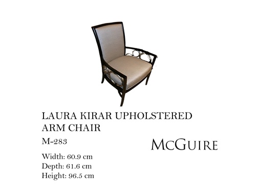 [MHT-002661] LAURA KIRAR UPHOLSTERED ARM CHAIR