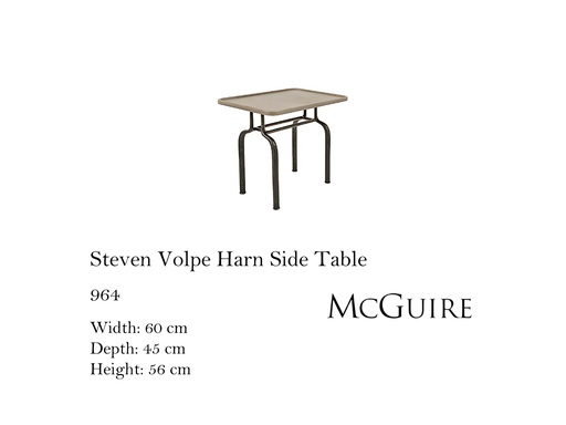 [MHT-003524] STEVEN VOLPE HARN SIDE TABLE