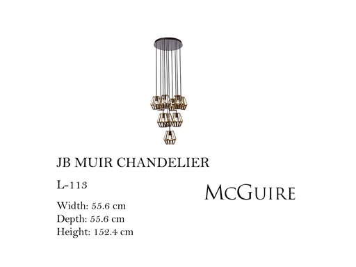 [MHT-004084] JB MUIR CHANDELIER