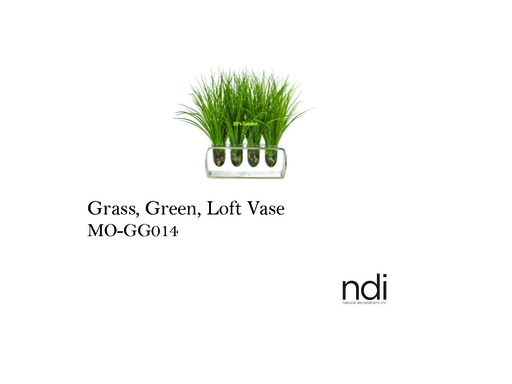 [MHT-004089] GRASS, GREEN, LOFT VASE