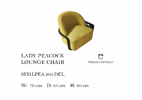 [MHT-000646] LADY PEACOCK CLUB CHAIR