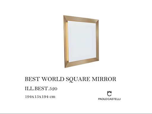 [MHT-004137] BEST WORLD SQUARE MIRROR
