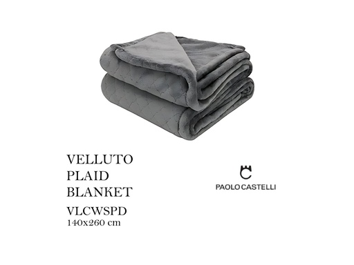 [MHT-004143] VELLUTO PLAID BLANCKET