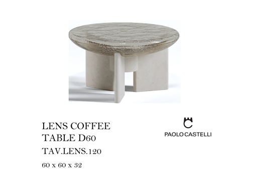 [MHT-001013] LENS COFFEE TABLE D 60