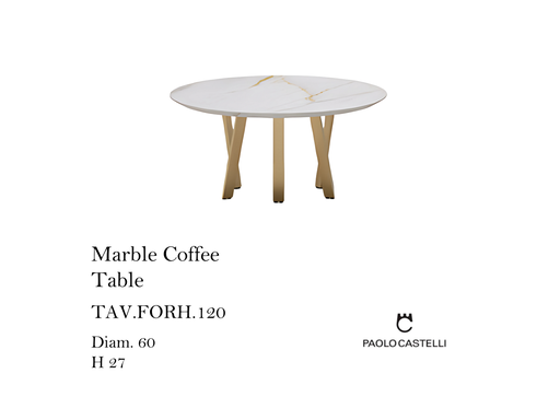[MHT-001029] For Hall B Marble Coffee Table