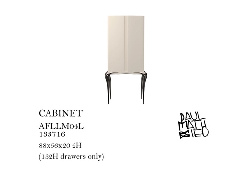 [MHT-000203] CONTOUR TALL CABINET LACQUEREDWITH LIGHTING