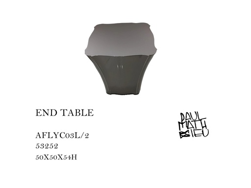 [MHT-000209] CONTOUR COFFEE TABLE LACQUERED - TAUPE