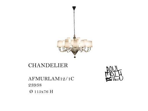 [MHT-000236] BELLINI CHANDELIER 21 ARMS AT 1 ROW