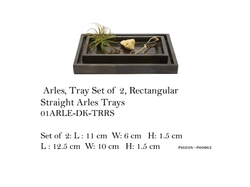 [MHT-004668] ARLES TRAY SET OF 2
