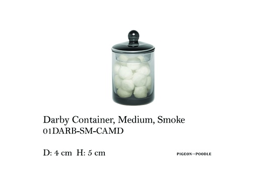 [MHT-004705] DARBY CONTAINER MEDUIM SMOKE
