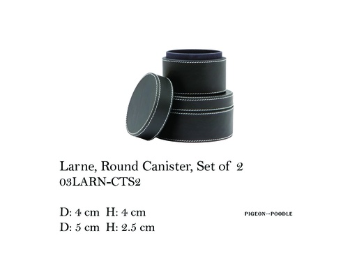 [MHT-004706] LARNE ROUND CANISTER