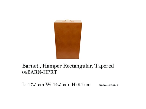 [MHT-004710] BARNET HAMPER RECTANGULAR TAPERED