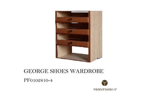 [MHT-002383] GEORGE SHOES WARDROBE