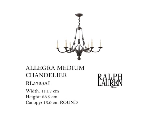 [MHT-001271] ALLEGRA MEDIUM CHANDELIER