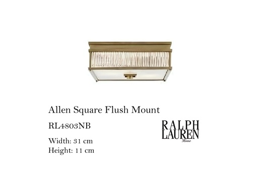 [MHT-001274] ALLEN SQUARE FLUSH MOUNT