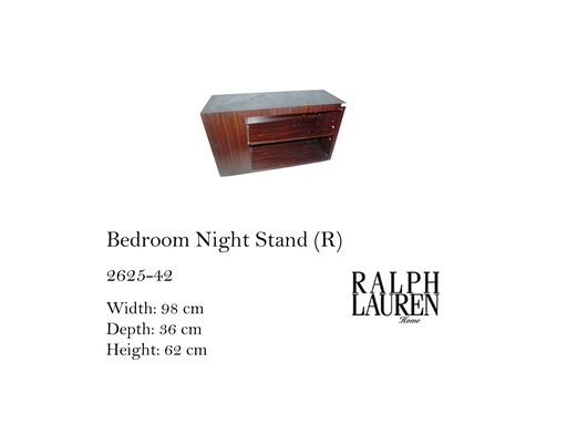 [MHT-001476] BEDROOM NIGHT STAND - RIGHT