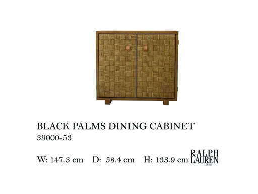 [MHT-001508] BLACK PALMS DINING CABINET