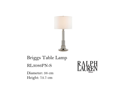 [MHT-001598] BRIGGS TABLE LAMP