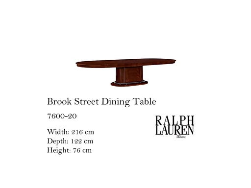 [MHT-001617] BROOK STREET DINING TABLE