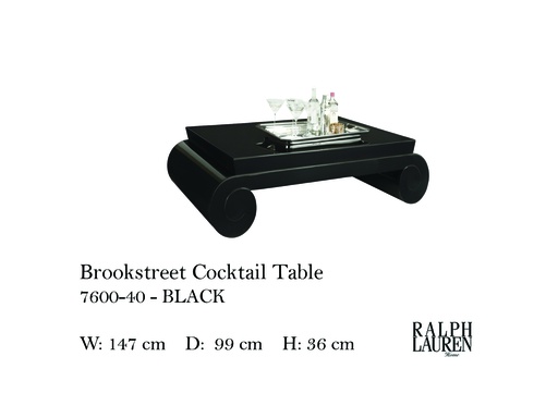 [MHT-001621] BROOK STREET COCKTAIL TABLE-BLACK