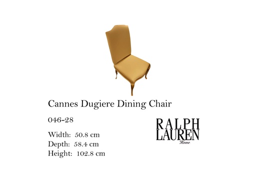 [MHT-001690] CANNES DUGIERE DINING CHAIR